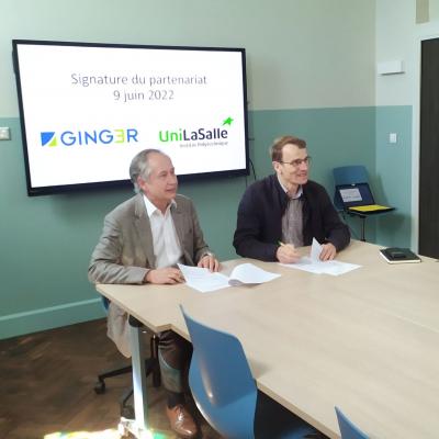 Signature partenariat UniLaSalle Ginger