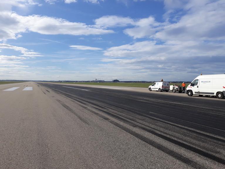 Auscultation chaussées aéroport Lyon