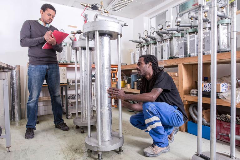 Essai de fluage de béton